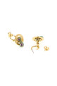 Gold metal Aleksa earrings VIVIENNE WESTWOOD (6203007202R996)