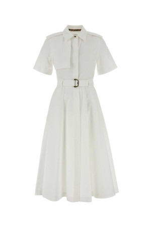 White poplin shirt dress BURBERRY (8123249)