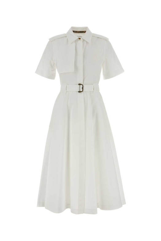 White poplin shirt dress BURBERRY (8123249)