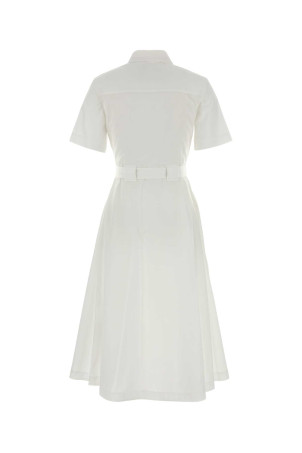 White poplin shirt dress BURBERRY (8123249)