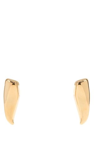 Gold silver large Prisma earrings BOTTEGA VENETA (865923VAHU0)
