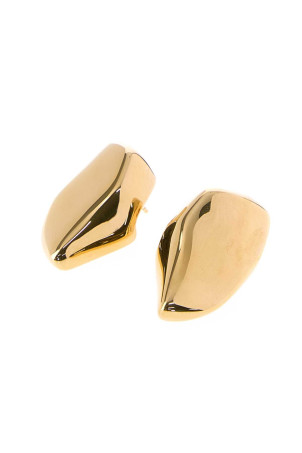 Gold silver small Prisma earrings BOTTEGA VENETA (865925VAHU0)