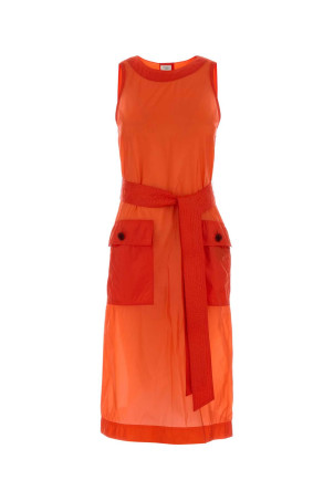 Coral nylon dress SAINT LAURENT (870137Y8J32)