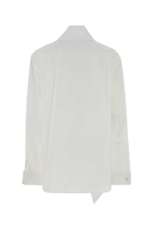 White poplin blouse SAINT LAURENT (870726Y1H48)