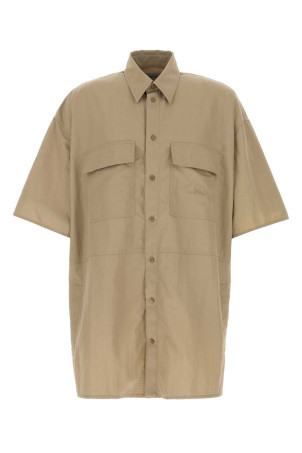 Cappuccino tech fabric oversize shirt BALENCIAGA (871285TUO04)