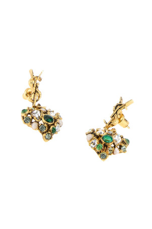 Gold metal Cassandre earrings SAINT LAURENT (872867Y15VR)