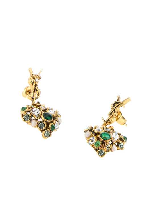 Серьги «Кассандра» из золота SAINT LAURENT (872867Y15VR)