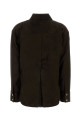 Brown satin shirt GANNI (A1040264)