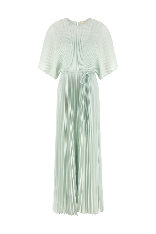 Pleated dress BLUE