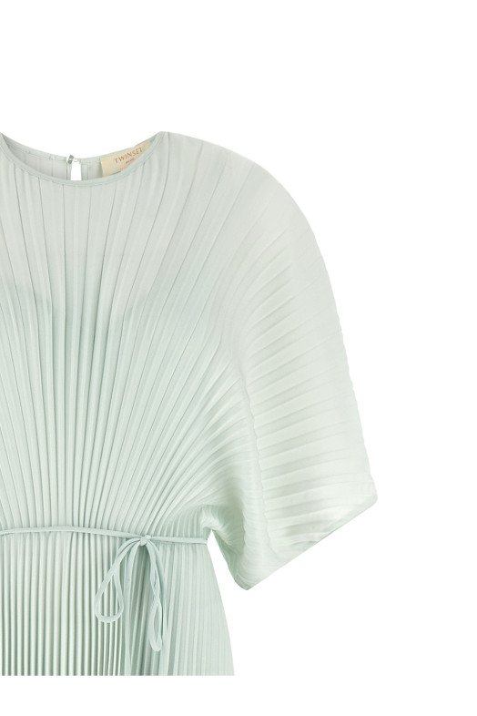 Pleated dress BLUE