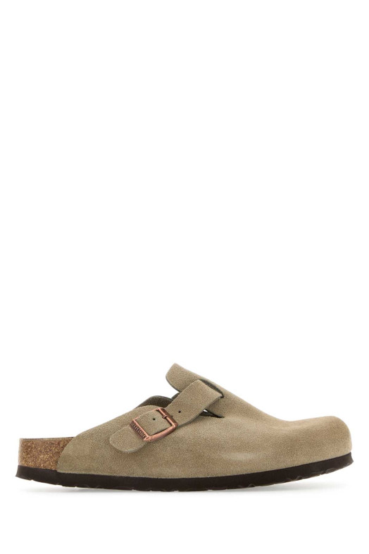 Dove grey suede Boston slippers Gray BIRKENSTOCK (060463)