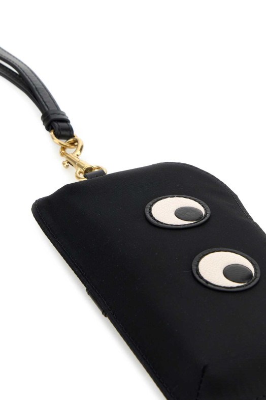 Black canvas Eyes sunglasses case Black ANYA HINDMARCH (5050925180283)