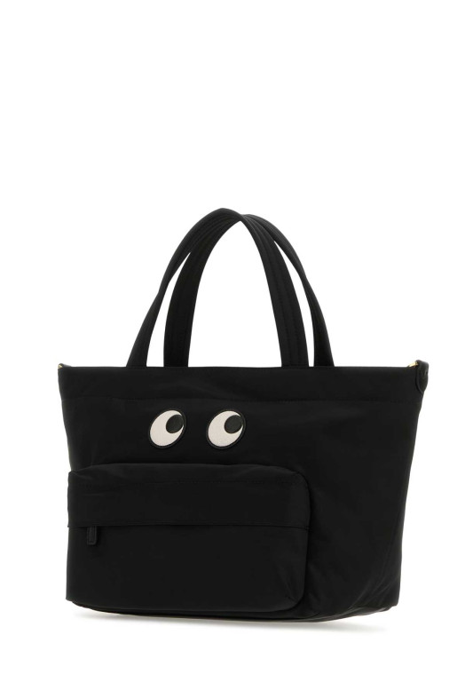 Black nylon mini Eyes handbag Black ANYA HINDMARCH (5050925193511)
