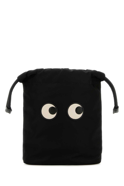 Black Econyl pouch Black ANYA HINDMARCH (5050925193566)