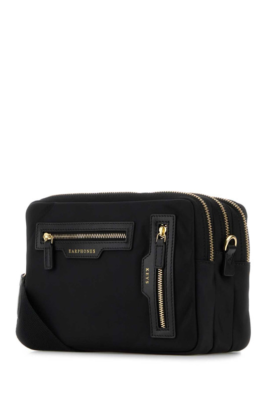 Черная сумка через плечо ECONYL® Tiro от ANYA HINDMARCH (5050925197366)