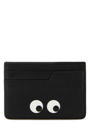 Black leather card holder Black ANYA HINDMARCH (5050925929141)