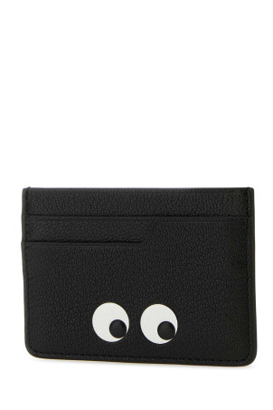 Black leather card holder Black ANYA HINDMARCH (5050925929141)