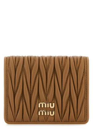 Camel leather wallet MIU MIU (5MV204AFPP)