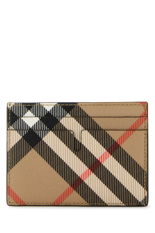 Printed canvas card holder BURBERRY (8091914)