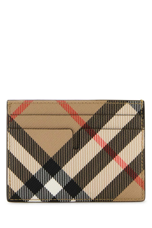 Printed canvas card holder BURBERRY (8091914)