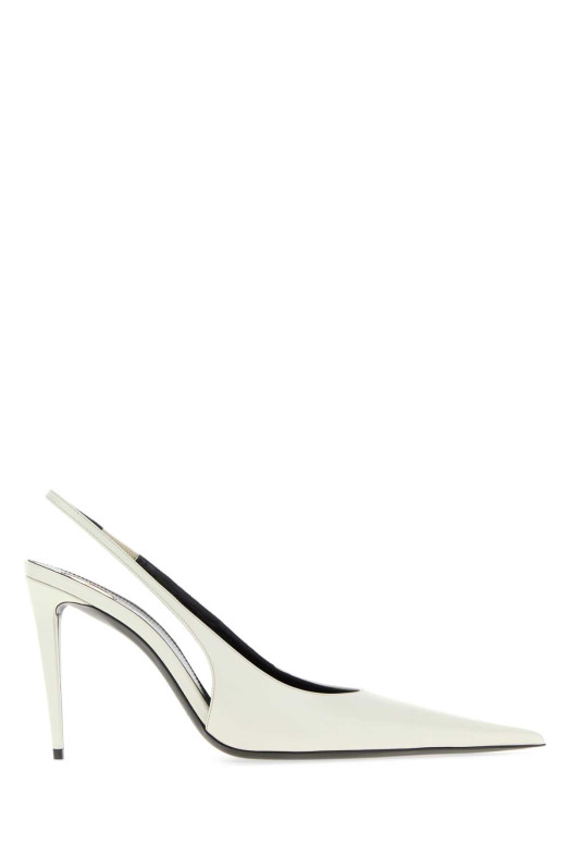 White leather Guermantes pumps SAINT LAURENT (870505AAF29)