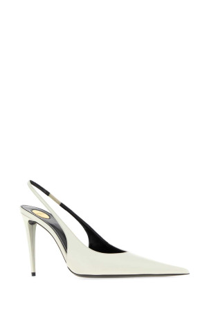 White leather Guermantes pumps SAINT LAURENT (870505AAF29)