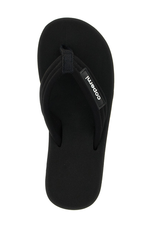 Сандалии «Branded Wedge» черного цвета COPSH09440BLA