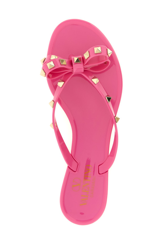 Valentino Garavani 'Rockstud' sandals Fuchsia