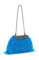 Клатч с бахромой, СИНИЙ DRIES VAN NOTEN  2610115673038503