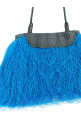 Клатч с бахромой, СИНИЙ DRIES VAN NOTEN  2610115673038503