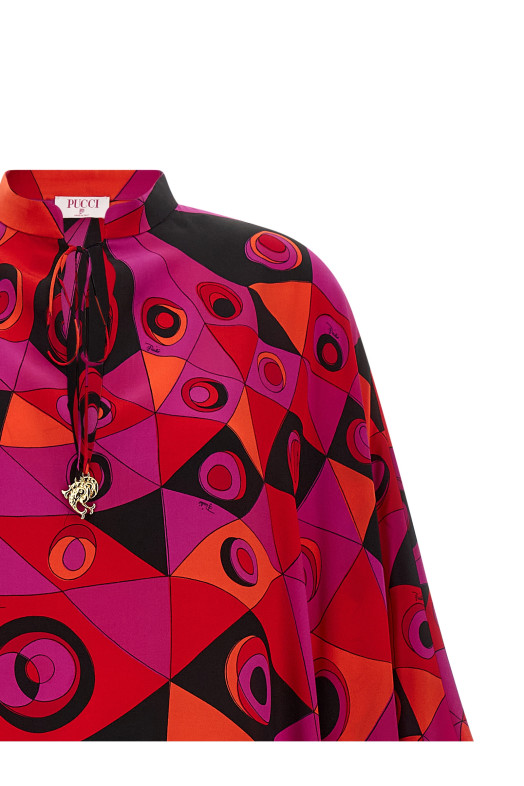 Сукня-кафтан фуксія EMILIO PUCCI 6HRL756H723050
