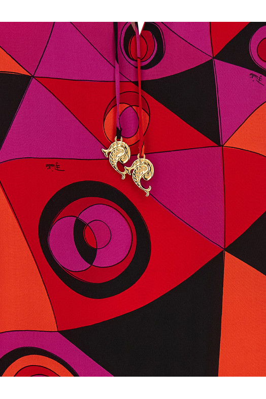 Сукня-кафтан фуксія EMILIO PUCCI 6HRL756H723050