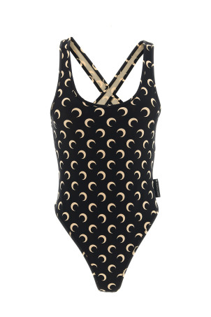 'Moon' one-piece swimsuit Black