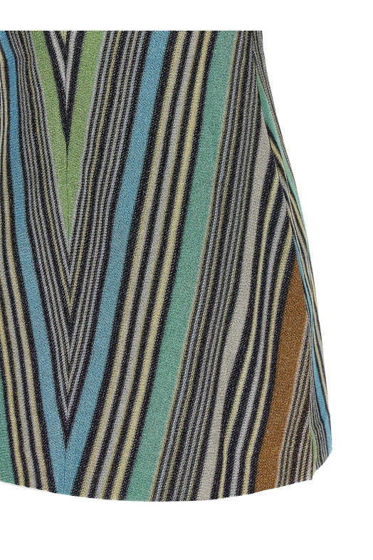Lamé viscose dress Multicolor