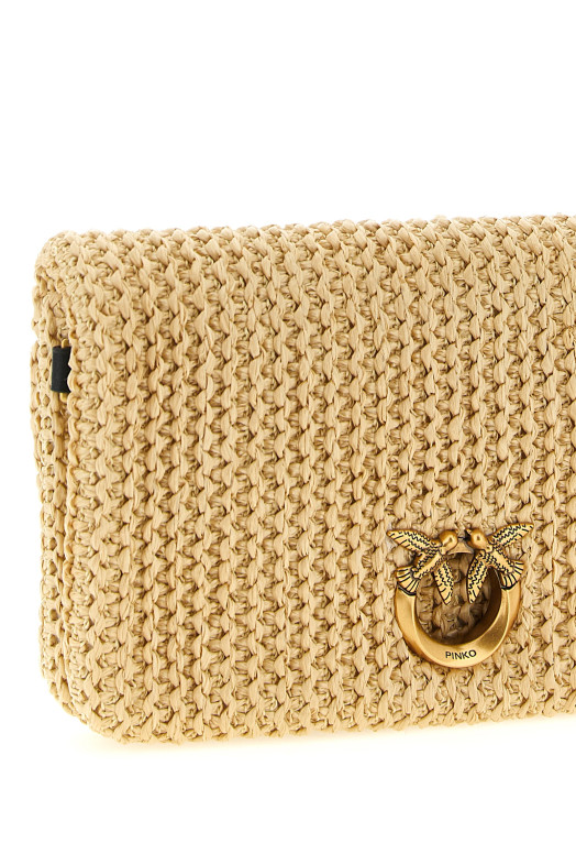 'Love Bag Click Soft Horizontal' crossbody bag  Pink