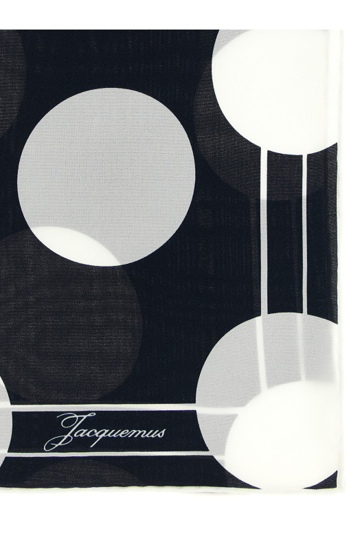 'Le Foulard Coeur' scarf Blue