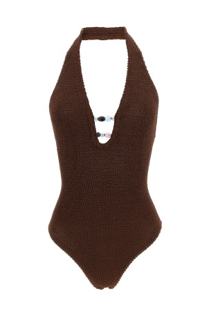 'Adriana' one-piece swimsuit Brown