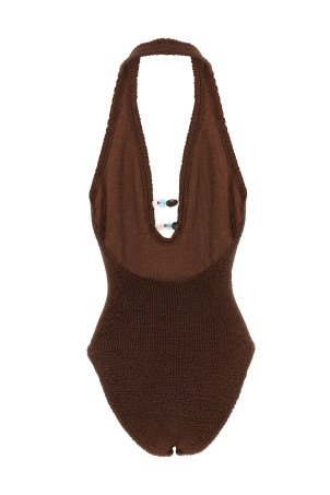 'Adriana' one-piece swimsuit Brown
