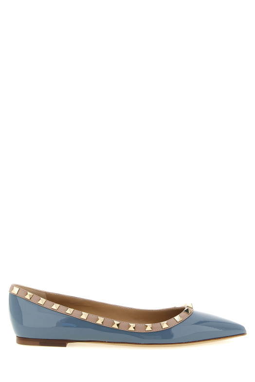 Балетки Valentino Garavani «Rockstud», сірі W2S0403VNWC7U