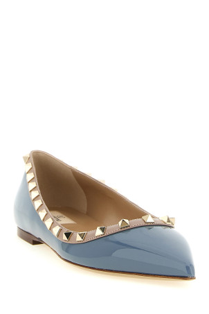 Балетки Valentino Garavani «Rockstud», сірі W2S0403VNWC7U