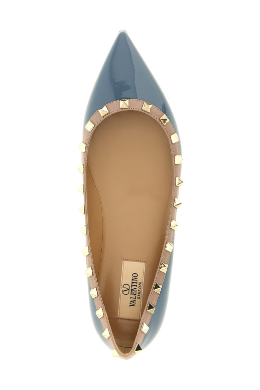 Балетки Valentino Garavani «Rockstud», сірі W2S0403VNWC7U