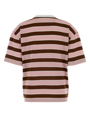 Embroidered cotton oversize t-shirt PRADA (39610SOOO189P)