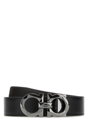 Black leather belt SALVATORE FERRAGAMO (67A161725421)