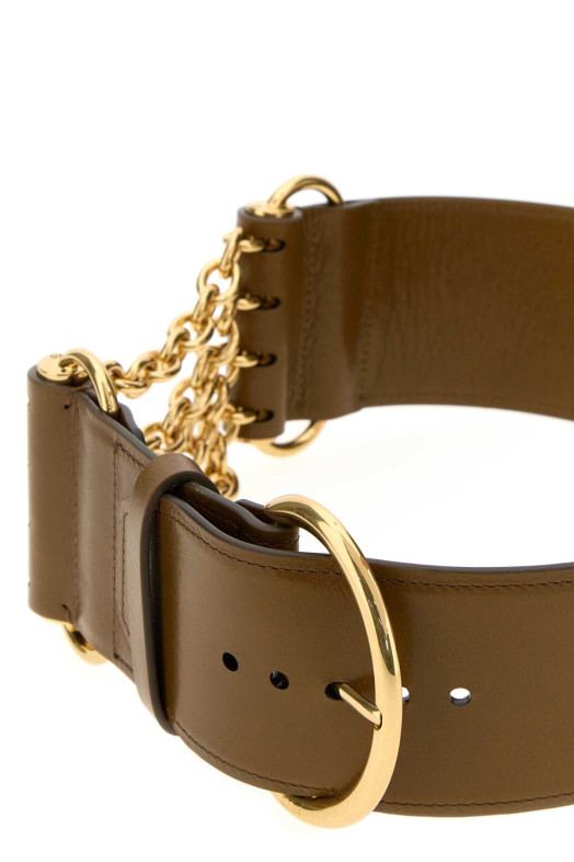Mud leather belt CHLOE (CH26UBB01BZB)