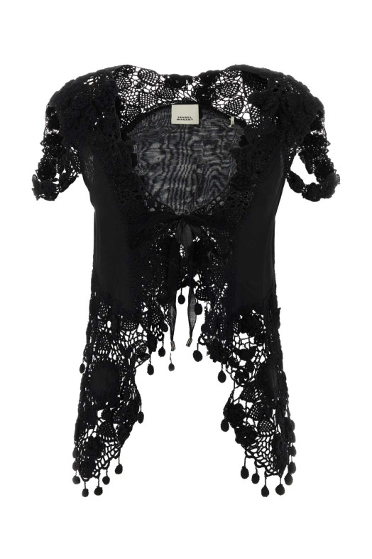 Чорний в'язаний топ Vana від ISABEL MARANT (HT0957FAD2J02I)