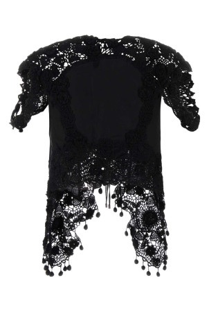 Black crochet Vana top ISABEL MARANT (HT0957FAD2J02I)