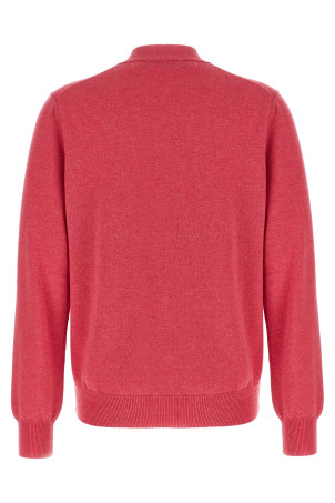 'Double Red Emblem' cardigan Pink