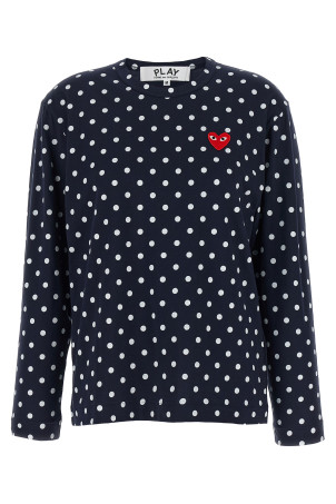 'Red Emblem' T-shirt Blue