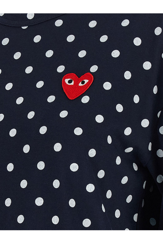 'Red Emblem' T-shirt Blue