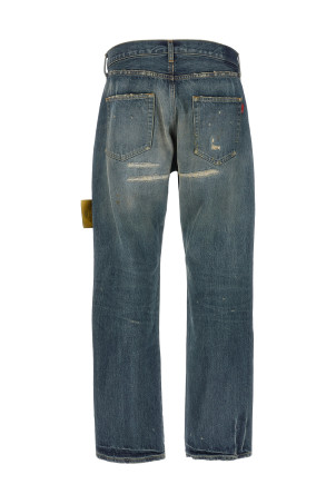 Embroidery jeans Blue